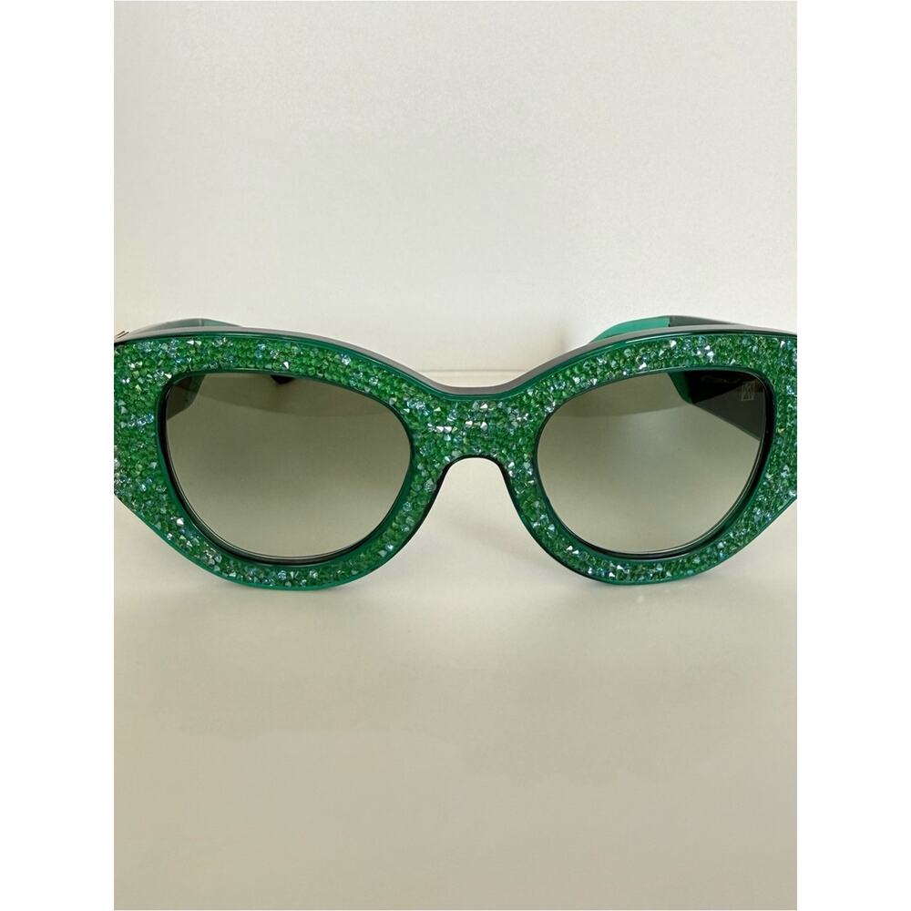 NEW!!! Anna-Karin Karlsson women emerald sunglasses limited edition Retail 1750 - Picture 2 of 7